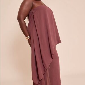 PrettyLittleThing Strapless Maxi Dress